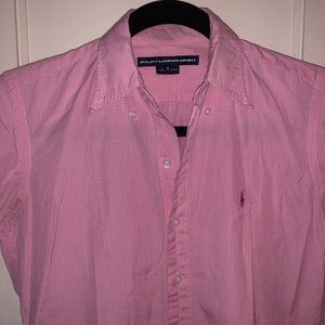 90s Ralph Lauren Sport Gingham Button Down Dress